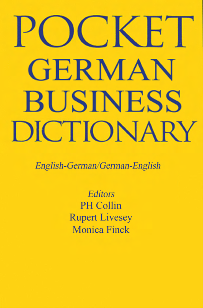 Rich Results on Google's SERP when searching for 'Pocket German Business Dictionary Book'